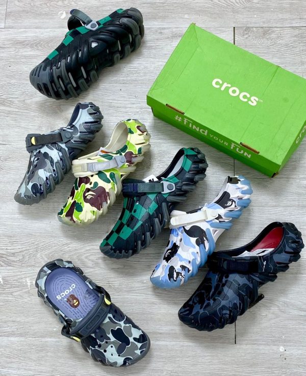 BAPE CROCS