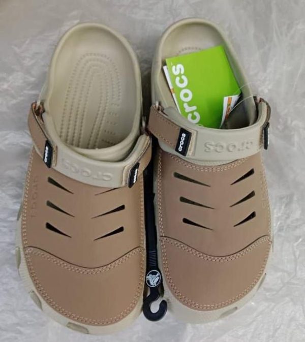 Leather crocs