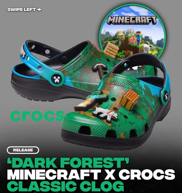 CROCS  MINECRAFT  _DARK FOREST_